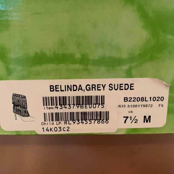 Sam Edelman Belinda Fringe Pointed Toe Boot w/box - Picture 8 of 8